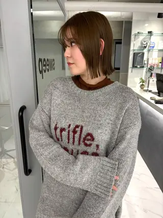 ショート カラー Miyu🎀レイヤー ／透明感カラー🪽のヘアスタイル