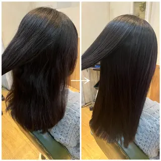 ミディアム パーマ 田村 優歩のヘアスタイル