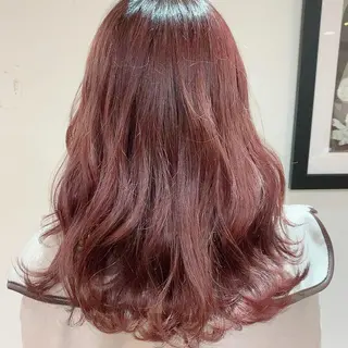 セミロング カラー 💚 nao💚のヘアスタイル