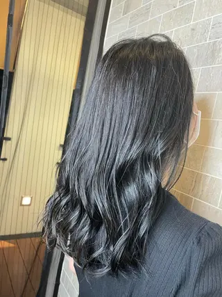 セミロング 柳井 瑠菜のヘアスタイル