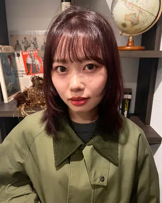 ミディアム 大人ヘア/ナチュラル 杉野望雄のヘアスタイル