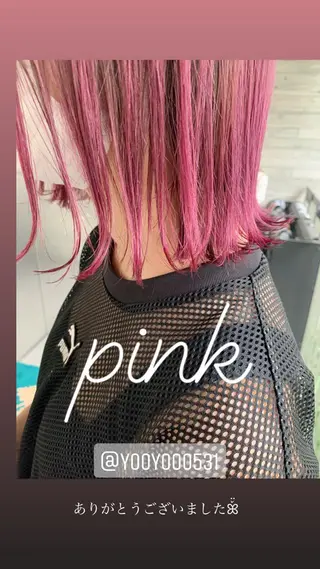 ミディアム カラー ヘアアレンジ la fith所属・rico_by ヘアとアイブロウのヘアスタイル