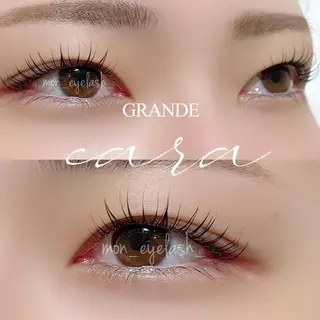 マツエク・マツパ アイブロウ GRANDEcara 栄　Miki🍀のマツエク・マツパデザイン