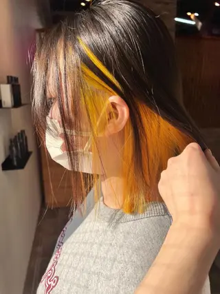 ショート カラー カラー#ブリーチ⭐️ STAR☆RIVERのヘアスタイル