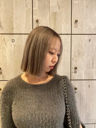 ショート カラー 透明感/ダブル カラー🧸こころのヘアスタイル