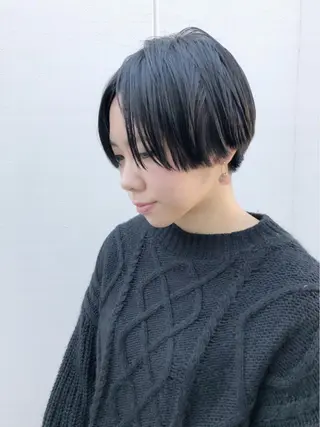 ショート カラー ノグチ ユウキ/ボブのヘアスタイル
