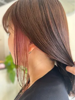 ミディアム 津山 優真のヘアスタイル