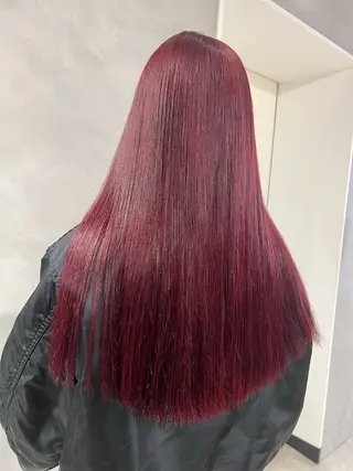 ロング カラー カラースペシャリスト ・齊藤 羽瑠輝のヘアスタイル