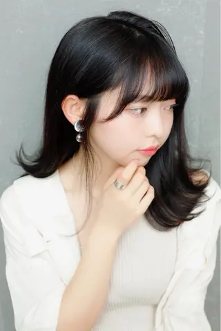 ミディアム カラー 千葉 大聖のヘアスタイル