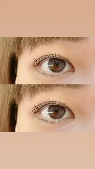 ロング カラー パーマ ヘアアレンジ メンズ キッズ ネイル マツエク・マツパ アイブロウ 𝑹 eyelashのマツエク・マツパデザイン
