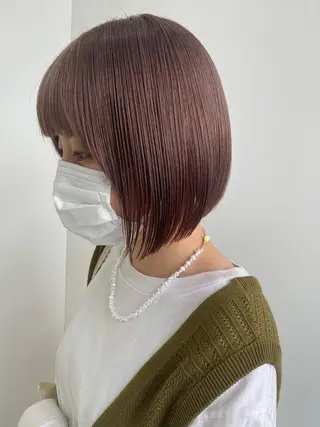 ショート カラー ヒラノホナミ 🫧髪質改善🫧のヘアスタイル