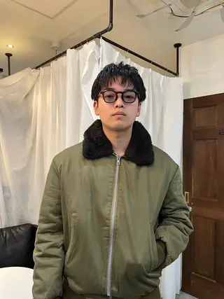 ショート パーマ／透明感 🍃Hidetoraのヘアスタイル