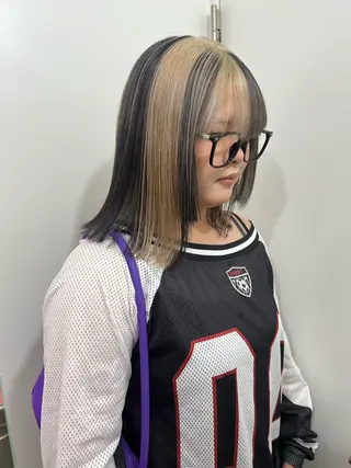 ミディアム 💥ウルフカット デザインあんな💥のヘアスタイル