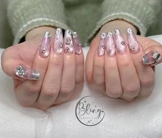 ロング カラー Bling Salonのネイルデザイン