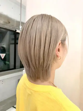 ショート カラー 似合わせ｜レイヤー 🪩yurikaのヘアスタイル