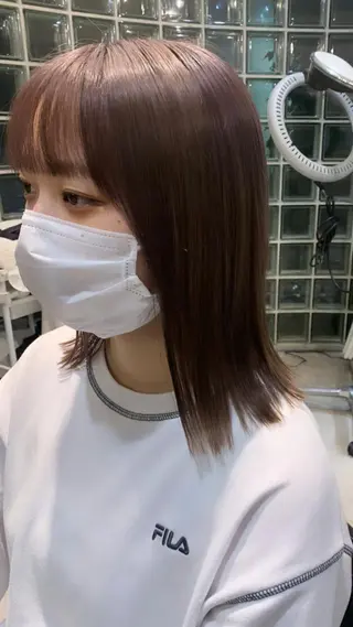 ミディアム クレハ :)のヘアスタイル