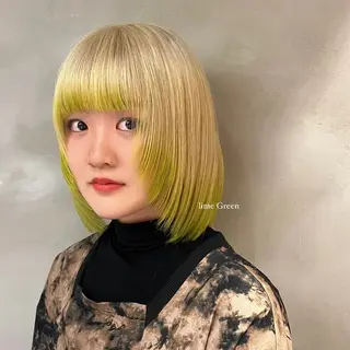 ミディアム カラー an.nico所属・レイヤー/透明感艶 カラー丸山ななほのヘアスタイル