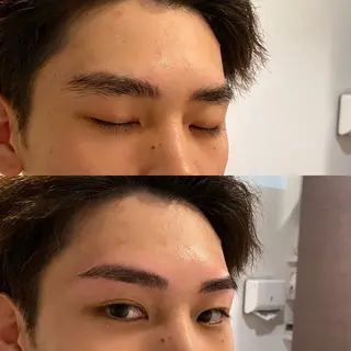 メンズ アイブロウ メンズガーデン yuriのネイルデザイン