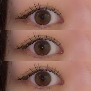 マツエク・マツパ 肌に馴染むハイトーン /ミルクティーカラーのヘアスタイル