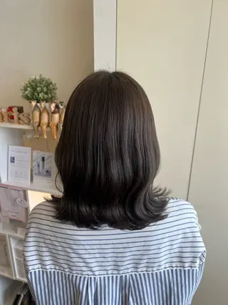 ミディアム 竹添 有梨沙のヘアスタイル