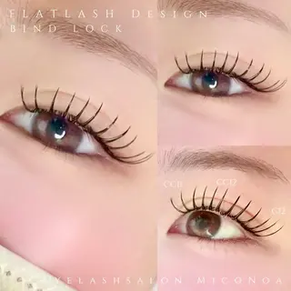 マツエク・マツパ MicoNoa所属・MicoNoa Asamiのマツエク・マツパデザイン