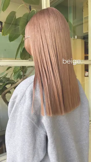 セミロング sourire  西大分所属・Sourire西大分 ☘️いけだ　あおいのヘアスタイル