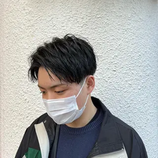 ショート メンズ 茅ヶ崎パーマ特化/ スパイラル/ハルキのヘアスタイル