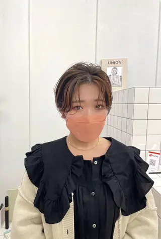 ショート カラー 関 京磨のヘアスタイル