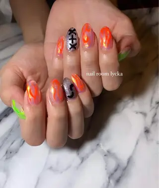 ネイル ﾈｲﾙﾙｰﾑﾘｯｶ 𝐦𝐚𝐲𝐮のネイルデザイン