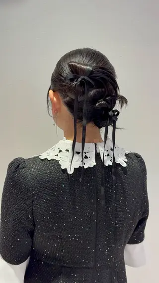 セミロング セット/着付け/上野 /カラー/🦋シオリのヘアスタイル