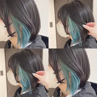 カラー 渋谷:インナーカラー ／🍒エリカ🍒のヘアスタイル