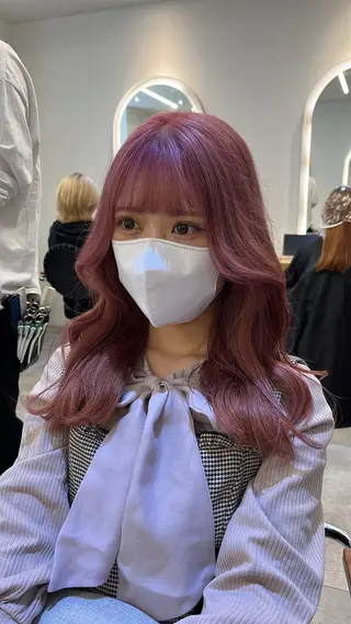 ロング カラー 渋谷で叶う美髪❤ ◎NATSUKI🤍のヘアスタイル