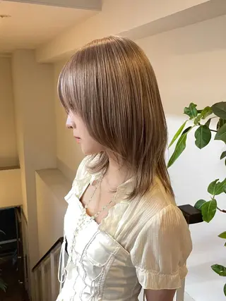 カラー ハイトーンカラー/ airi🎀のヘアスタイル