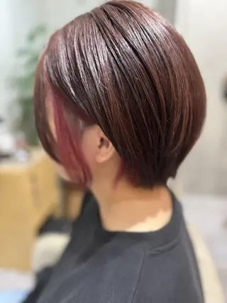 ショート カラー Nani SATOMIのヘアスタイル