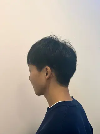 ショート メンズ モデル募集🌷/ 艶カラー/大谷李緒奈のヘアスタイル