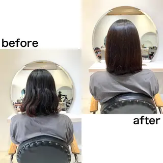 ミディアム パーマ 川間 将彦のヘアスタイル