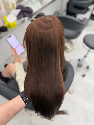 カラー 透ける透明感カラー 🎀anju/渋谷のヘアスタイル