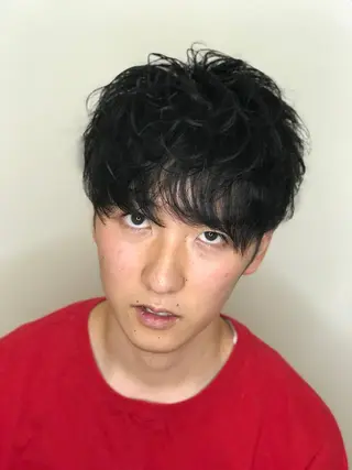 パーマ メンズ 髪質改善美容室bokuno町田店所属・メンズ＆髪質改善縮毛 矯正【平山🔥拓哉】のヘアスタイル