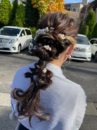 ヘアアレンジ laf所属・オノ アカネのヘアスタイル