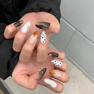 ネイル 束感まつ毛/ネイル/ LED♥KIRARAのマツエク・マツパデザイン