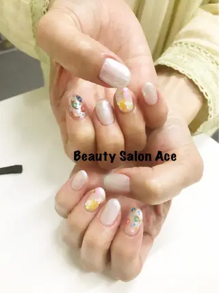 ネイル Beauty Salon Ace（ネイルサロン　エース）所属・池袋フィルイン Ace♡長さだしのネイルデザイン