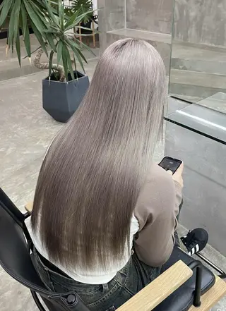 ロング カラー Nought etre 西金沢のヘアスタイル