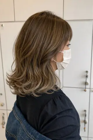 ミディアム カラー 金子 直樹のヘアスタイル