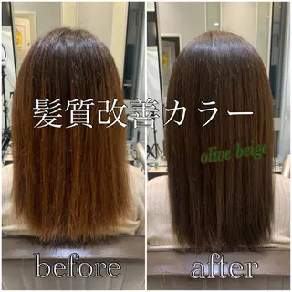 ミディアム カラー パーマ メンズ キッズ 酸熱トリートメント/ 髪質改善🌟玉井香奈のヘアスタイル