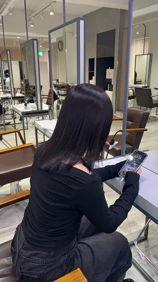 ミディアム カラー/エクステ 🤍ルナのヘアスタイル