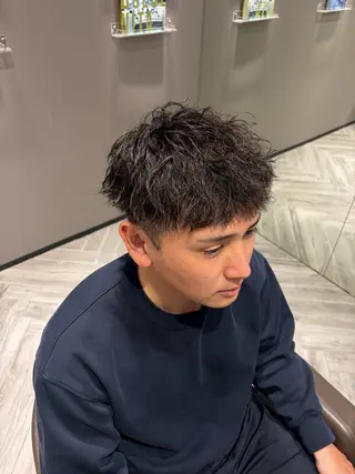 パーマ メンズ 関内/メンズパーマ/ 男性専門/菊池蒼大のヘアスタイル