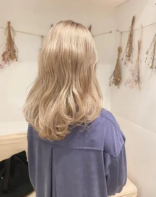 セミロング カラー はだゆうき @hadadan08のヘアスタイル