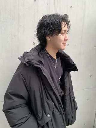 パーマ メンズ 佐藤大翔🌐縮毛矯正 🌐メンズパーマのヘアスタイル