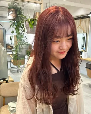 ロング カラー じゅわっと暖色カラー 🍊Moemiのヘアスタイル