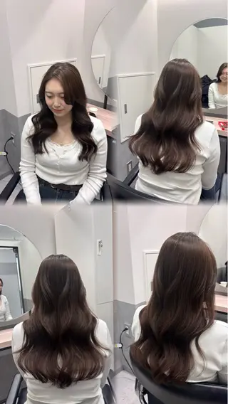 セミロング カラー Eleanor spa&treatment川越所属・🍒Sumire ／モデル募集中🍒のヘアスタイル